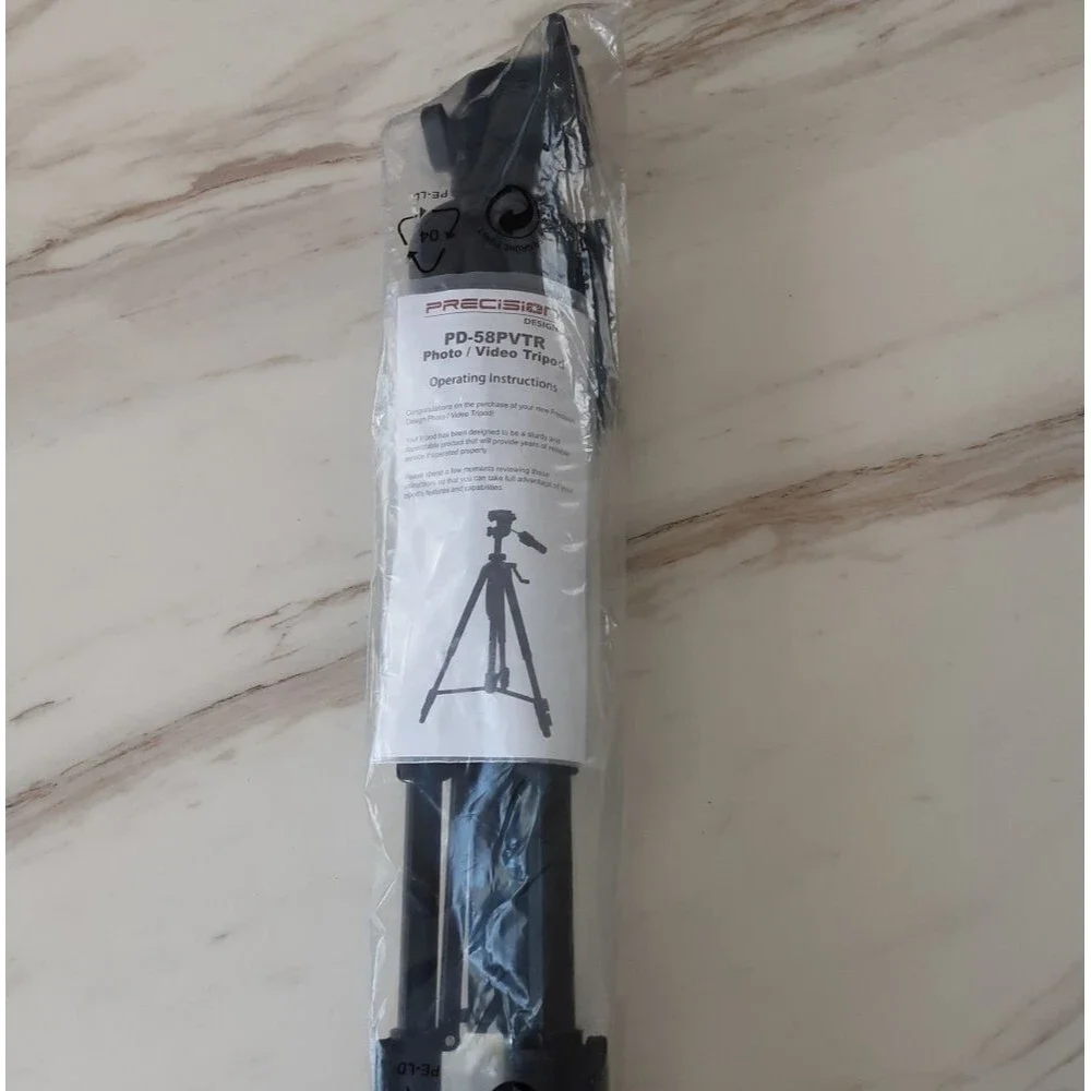 PRECISION DESIGN PD-58PVTR Photo Video Tripod - NWOB